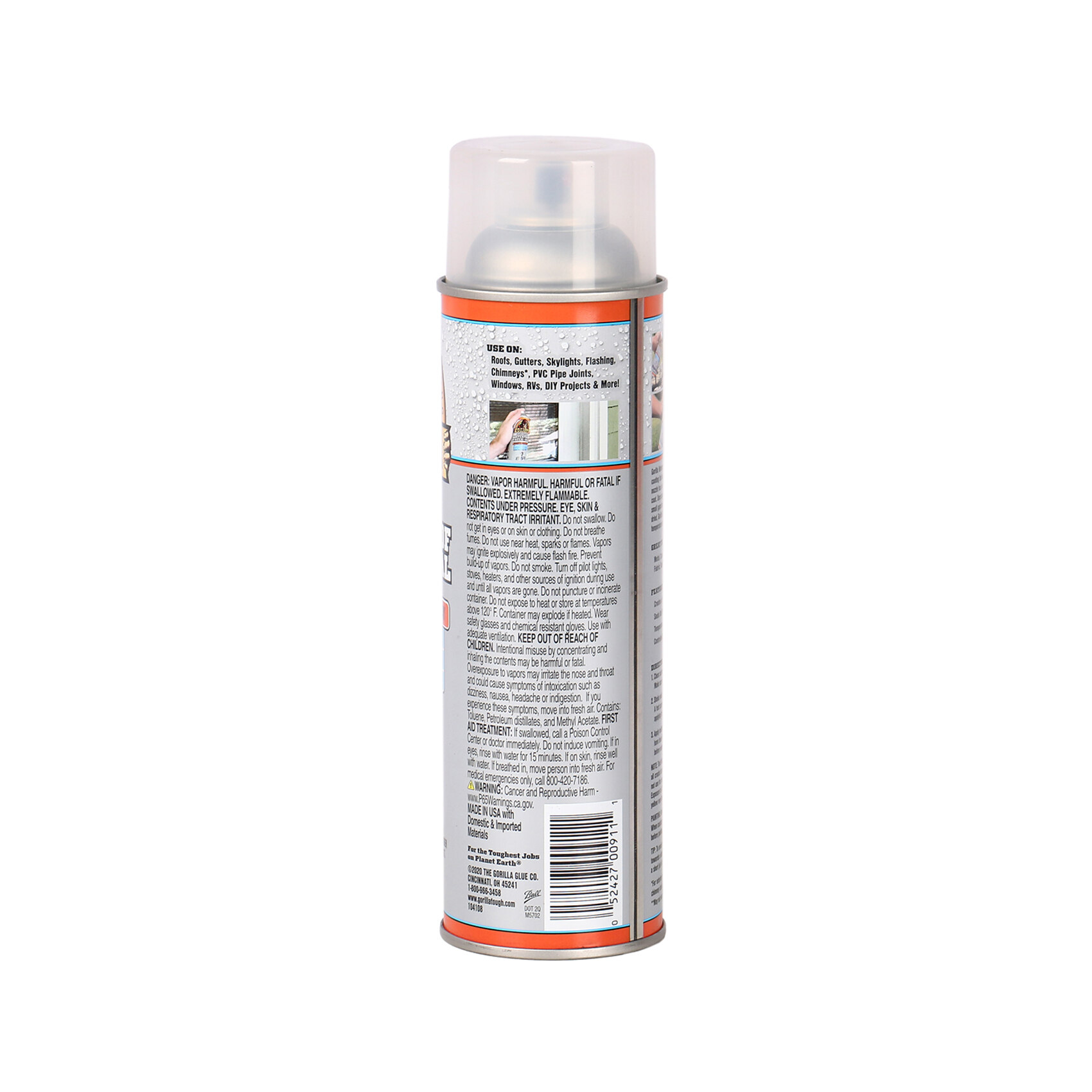 Gorilla Glue Clear Waterproof Patch & Seal Spray 14 oz 104056