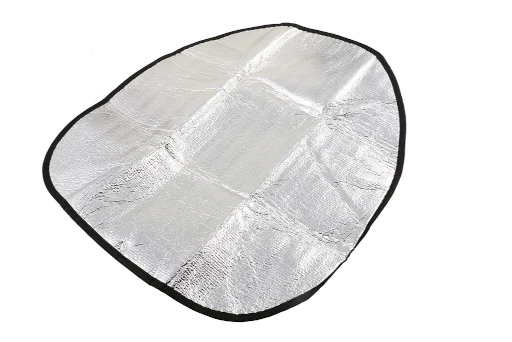 AUTOCARE Collapsible Background Portable Backdrop Silver 44X50 TS-P09401